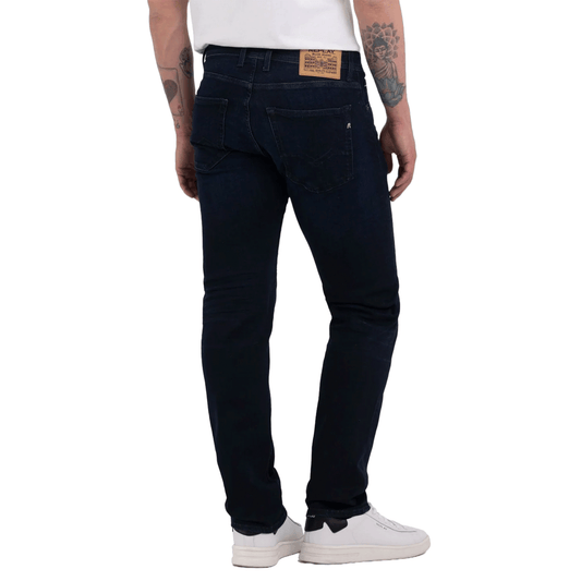 Replay Grover Power Stretch Dark Wash Jean