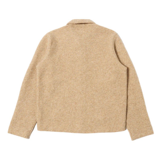 Universal Works Wool Fleece Fawn Uniform Jacket