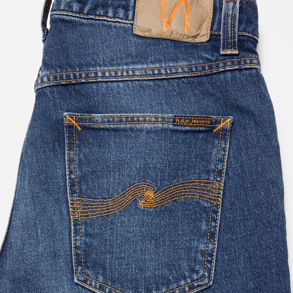 Nudie Solid Ollie Wild Blue Jean