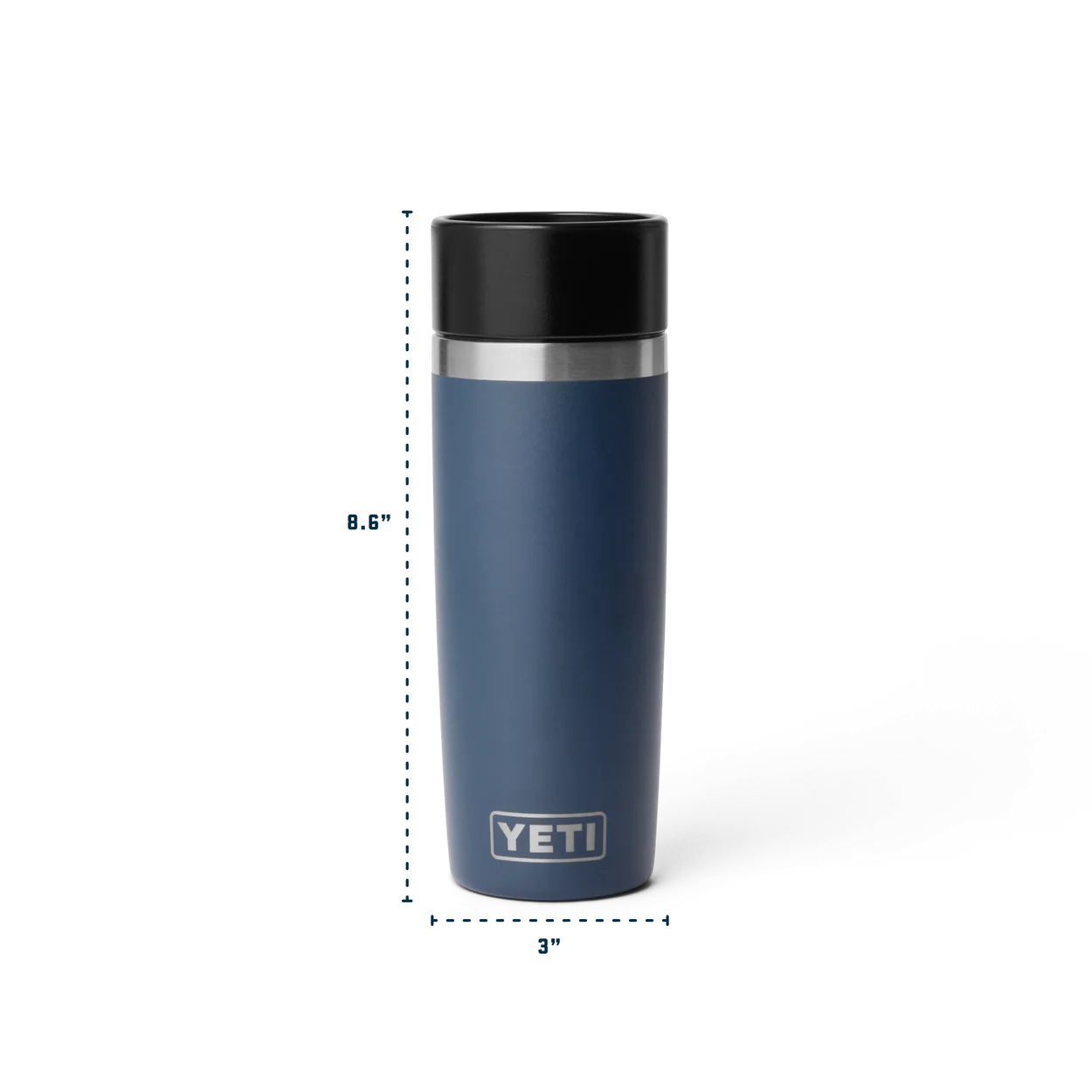 YETI Rambler 16 OZ White Travel Bottle