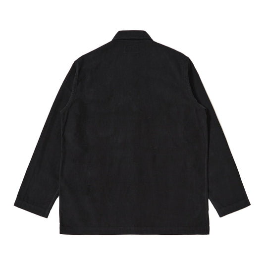 Universal Works Bakers Fine Cord Black Overshirt