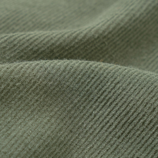 Universal Works Fine Cord Bakers Olive Overshirt
