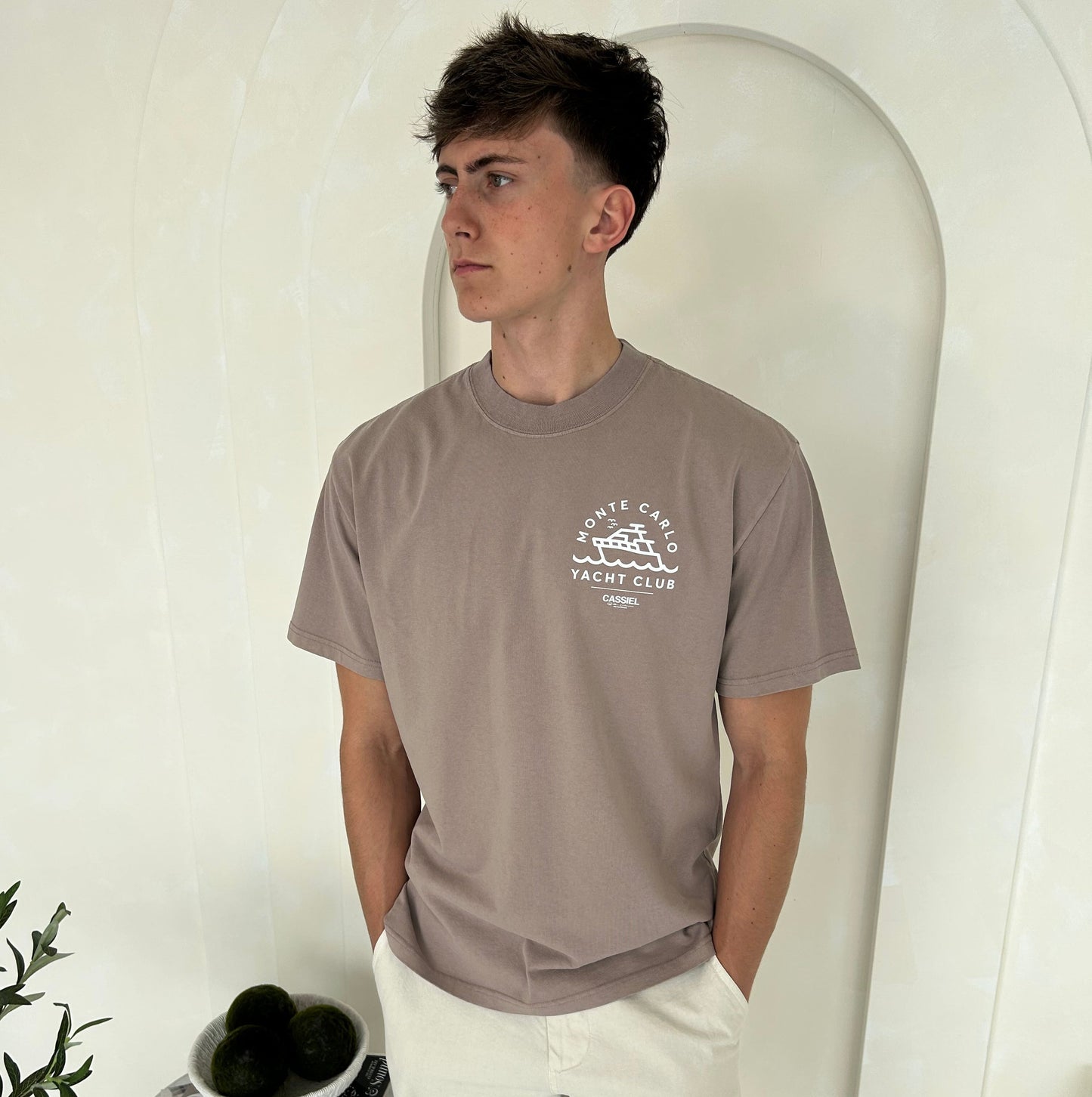 Cassiel Clo Monte Carlo Faded Pink Tee