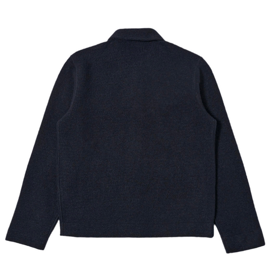 Universal Works Wool Fleece Navy Uniform Jacket