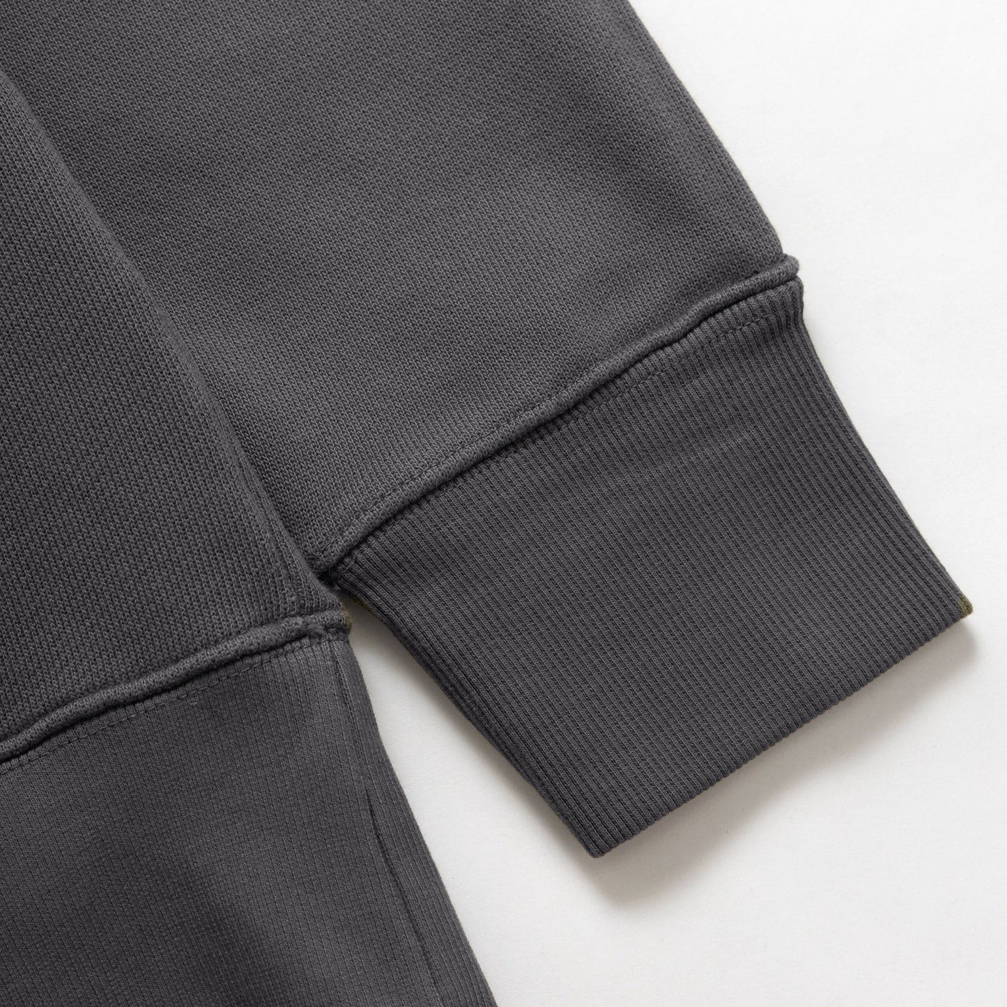 Power Goods Loopback Washed Black Crewneck Sweatshirt