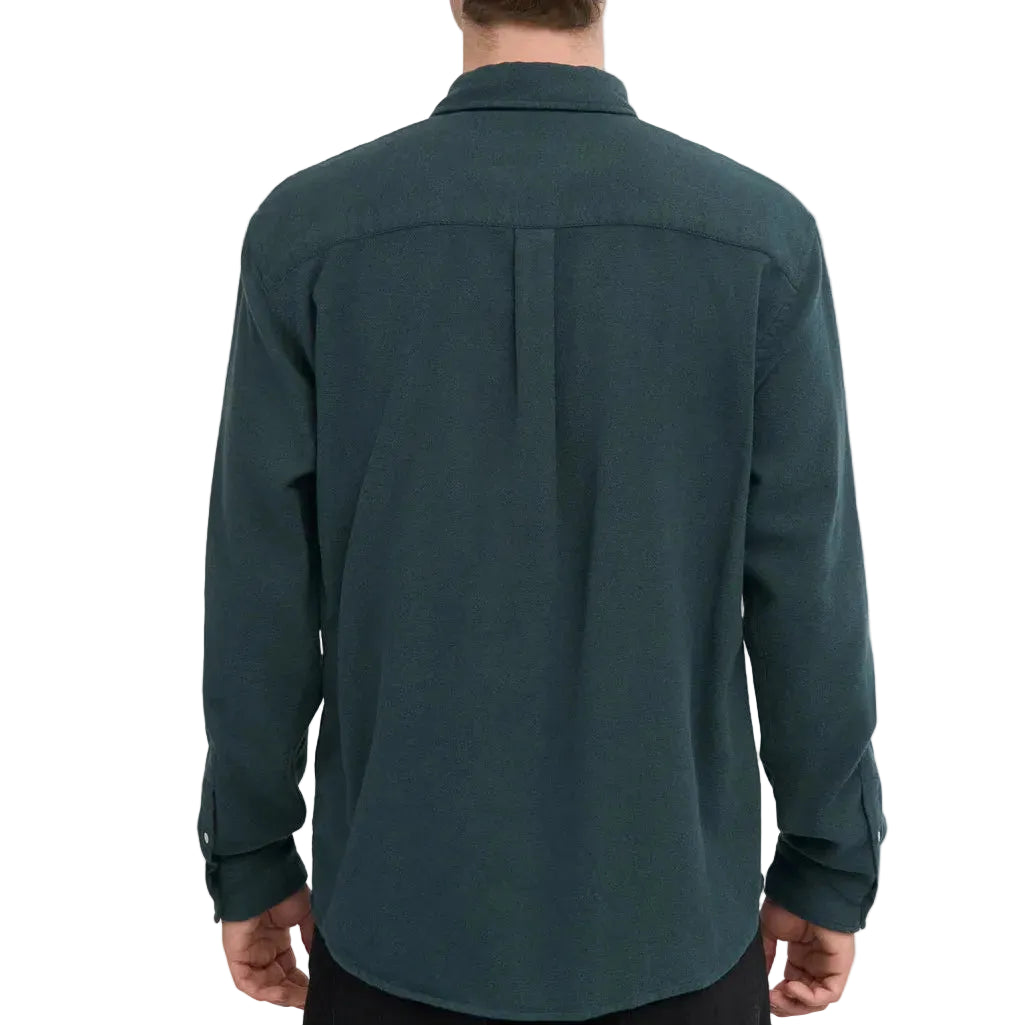 Colorful Standard Organic Flannel Ocean Green Shirt