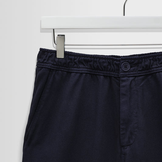 Wax London Hyde Cotton Twill Navy Trouser