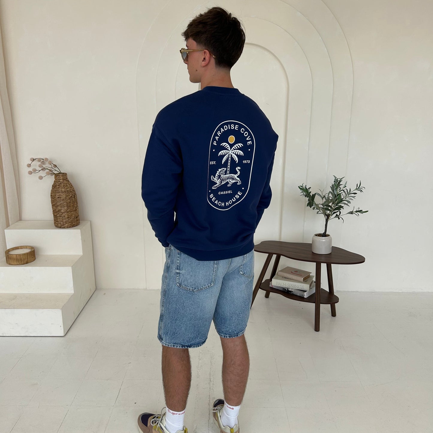 Cassiel Clo Paradise Cove Blue Sweatshirt