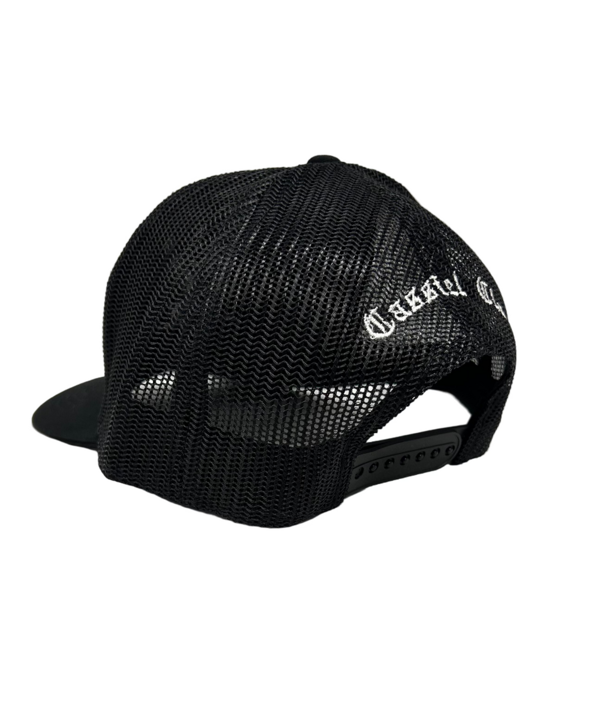 Cassiel Clo Eagle Embroidered Black Trucker Cap