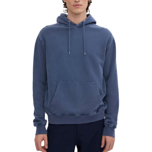 Colorful Standard Classic Organic Neptune Blue Hoodie Sweatshirt