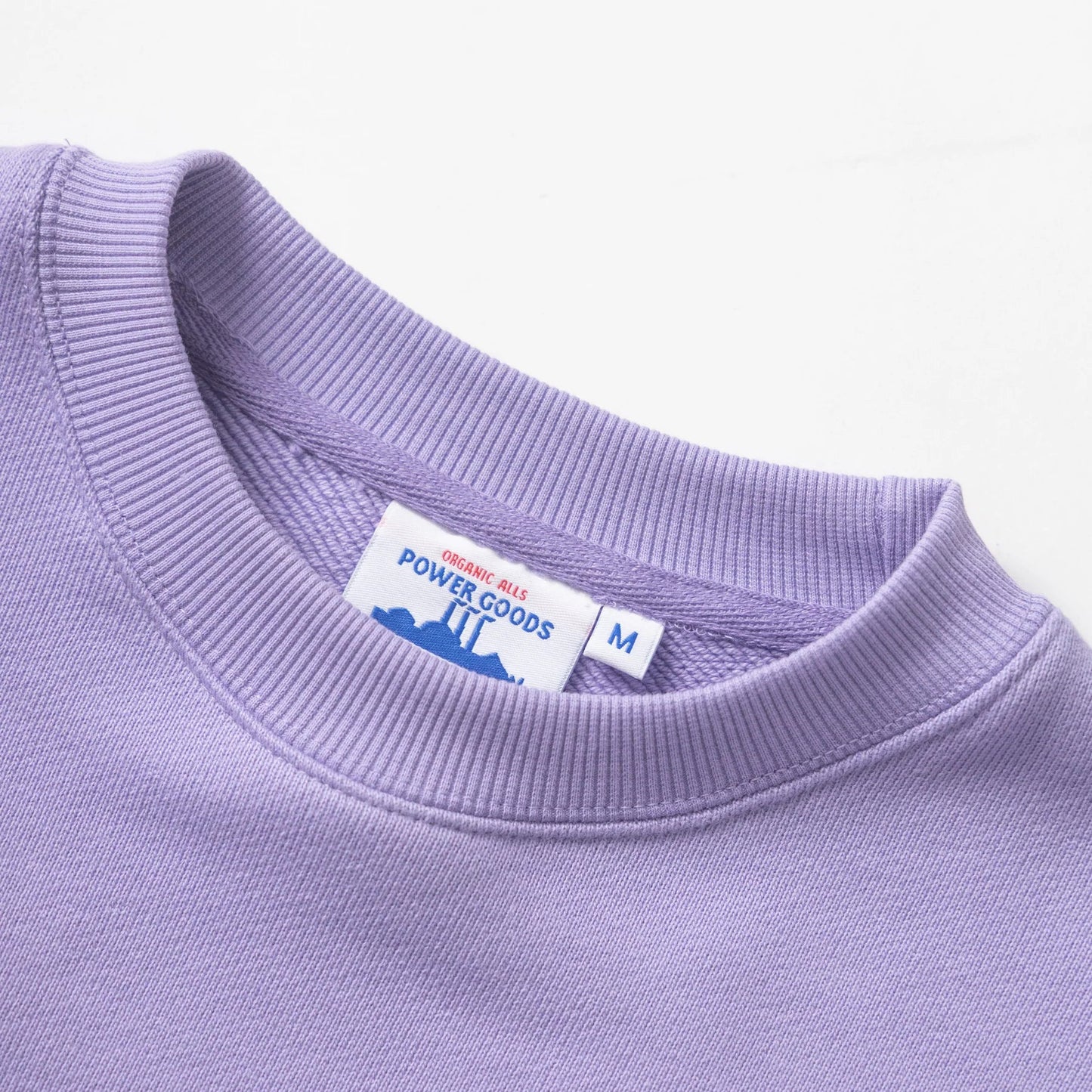 Power Goods Loopback Dusty Violet Crewneck Sweatshirt