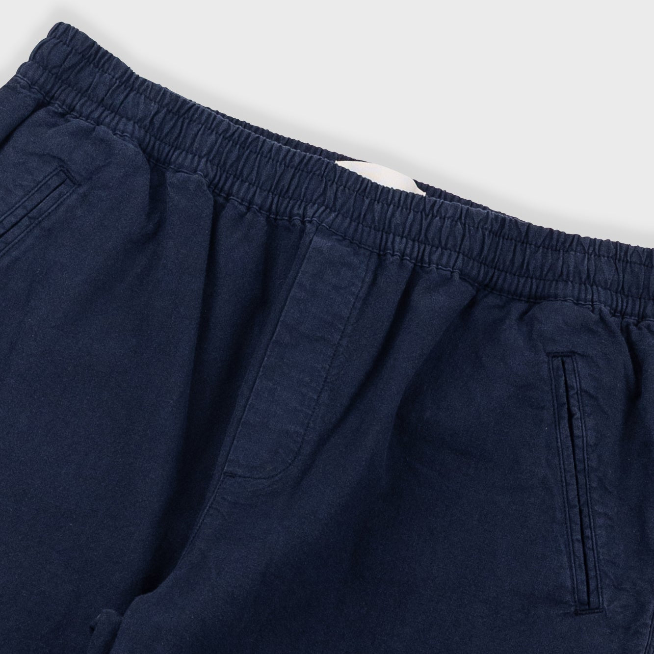 Folk Drawcord Assembly Linen Cotton Navy Trouser