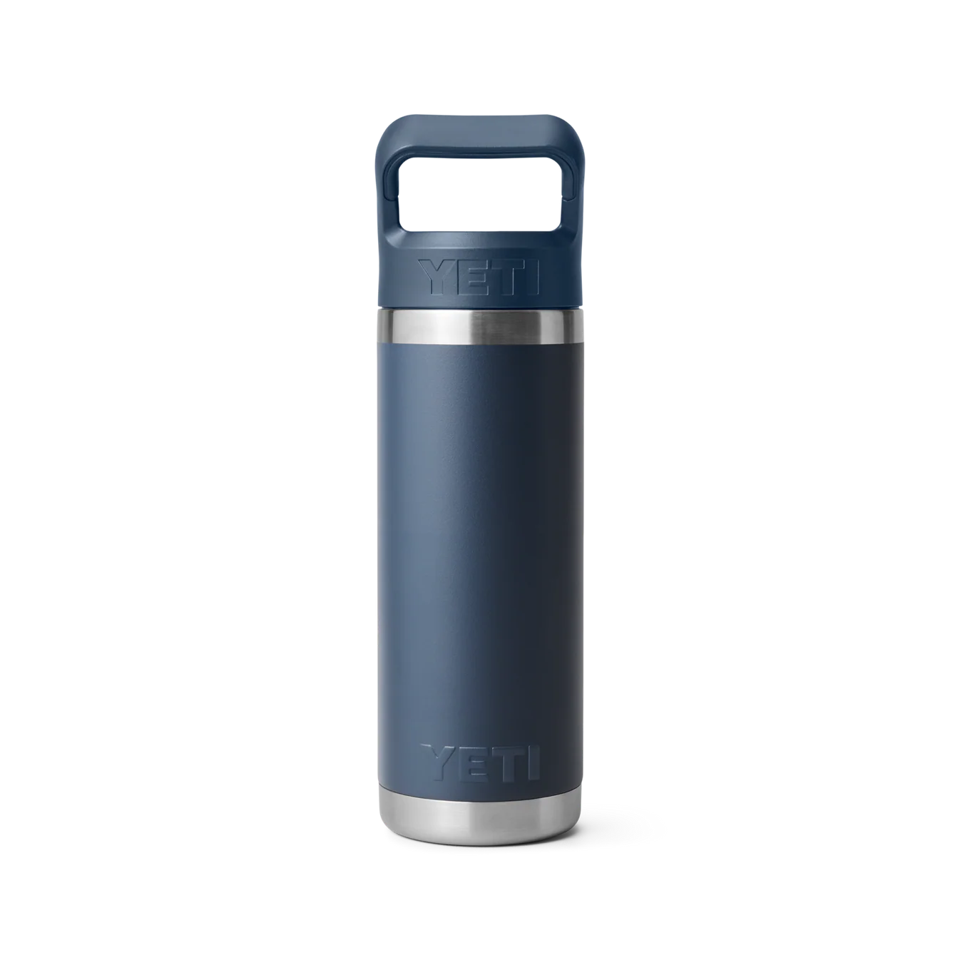 YETI Rambler 18 OZ Navy Straw Bottle