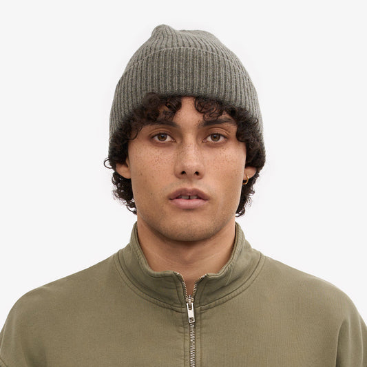 Colorful Standard Merino Wool Dusty Olive Beanie
