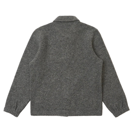 Universal Works Rams Wool Fleece Marl Grey Jacket