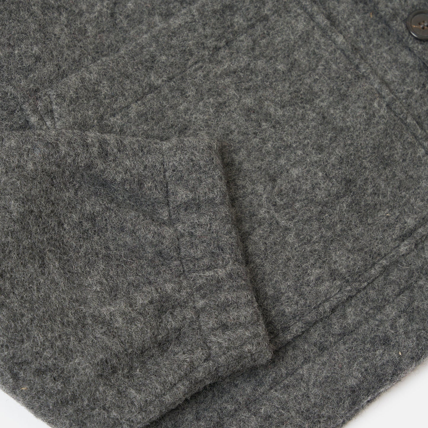 Universal Works Rams Wool Fleece Marl Grey Jacket