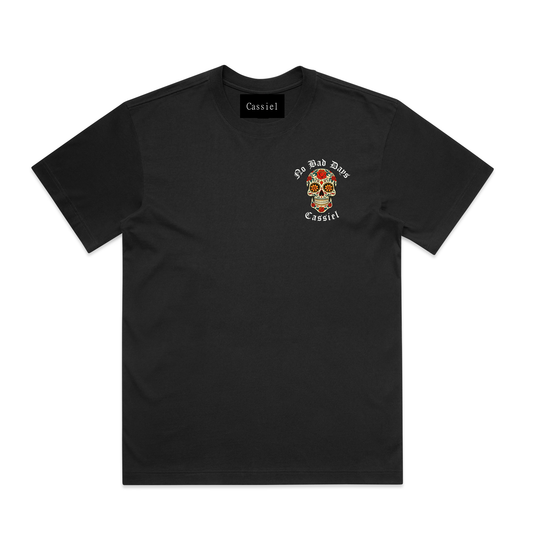 Cassiel Clo Skull Box Black Tee