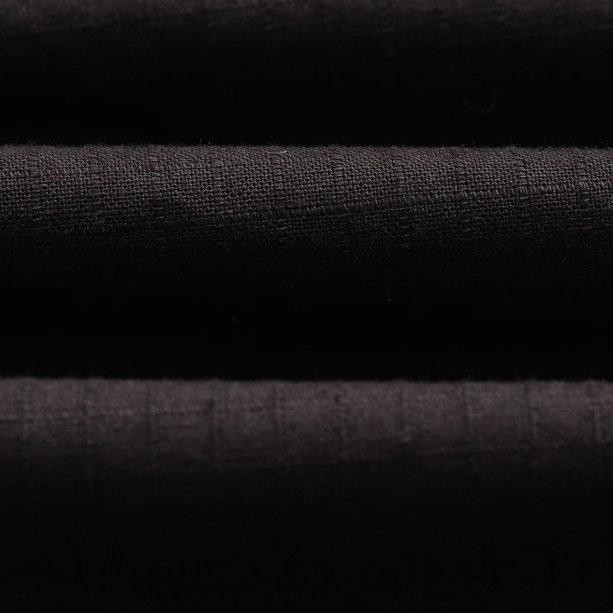 Wax London Tyne Ripstop Straight Leg Black Trouser