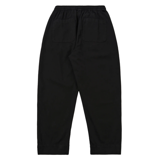 Universal Works Judo Kelly Cotton Black Pant