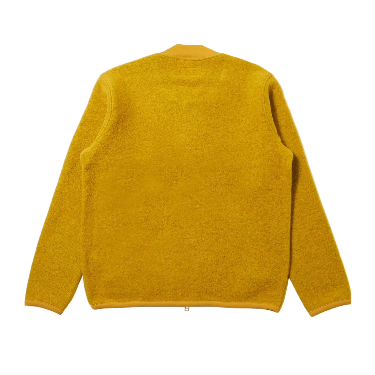 Universal Works Wool Fleece Yellow Zip Bomber