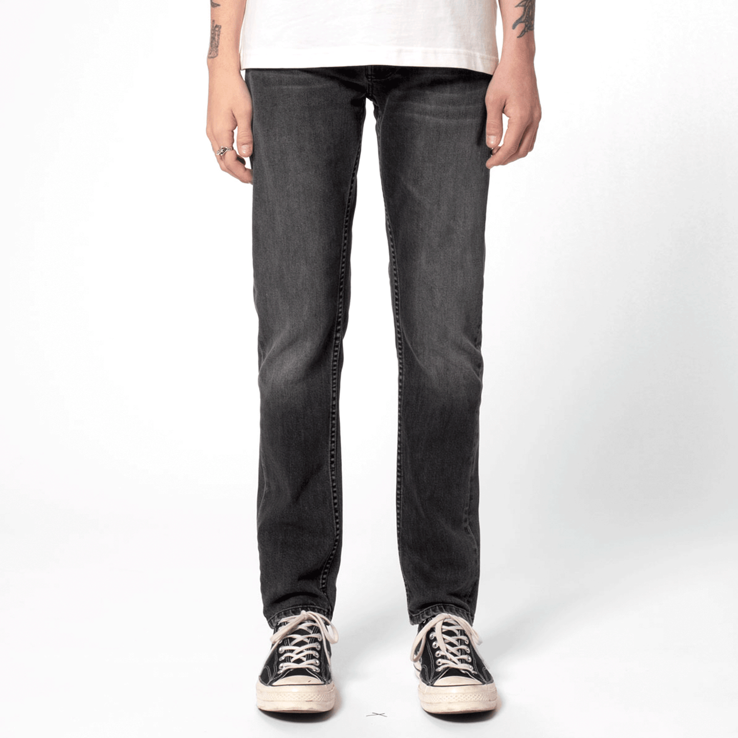 Nudie Lean Dean Black Eyes Jean