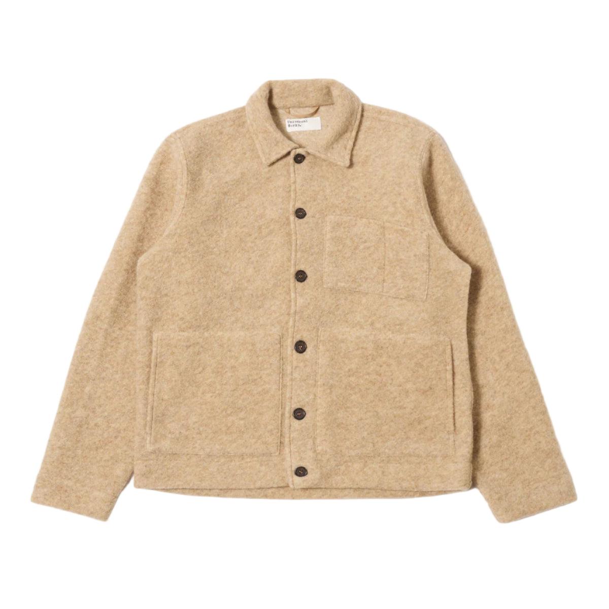 Universal Works Wool Fleece Fawn Uniform Jacket
