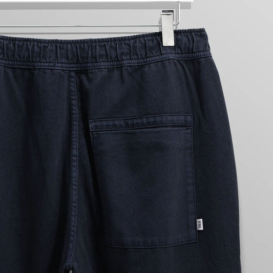 Wax London Kurt Cotton Twill Navy Trouser