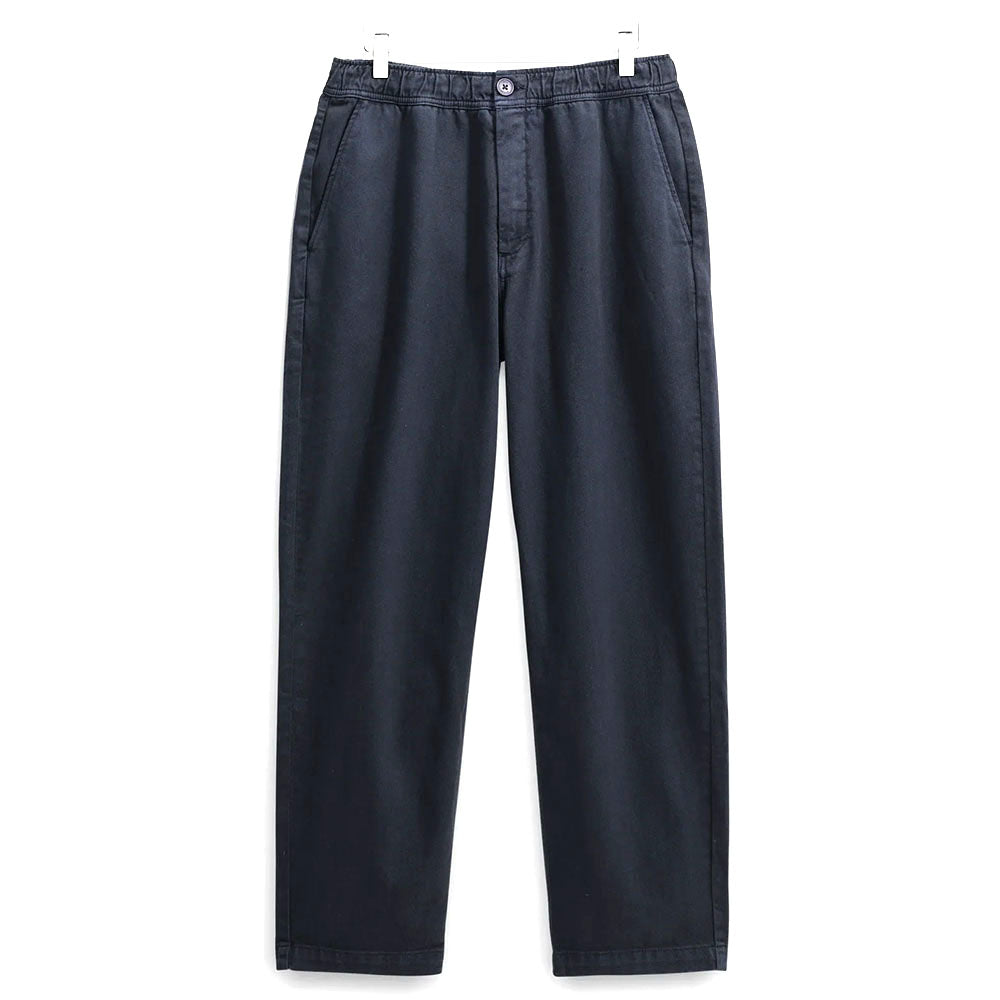 Wax London Kurt Cotton Twill Navy Trouser