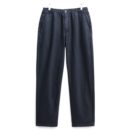 Wax London Kurt Cotton Twill Navy Trouser