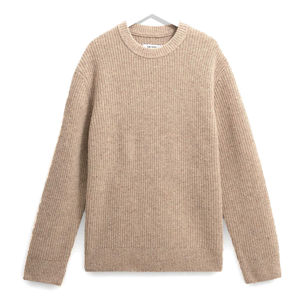 Wax London Donegal Crew Natural Knit