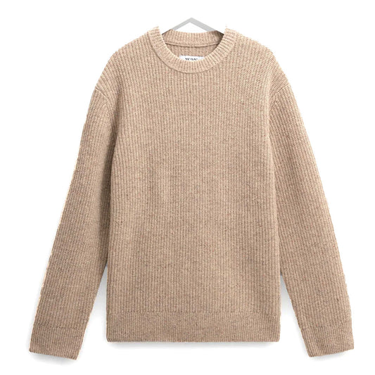 Wax London Donegal Crew Natural Knit