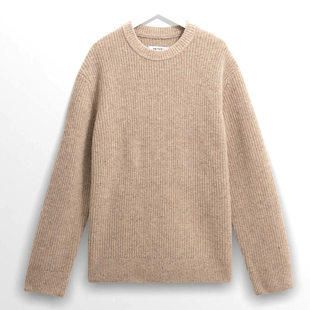Wax London Donegal Crew Natural Knit