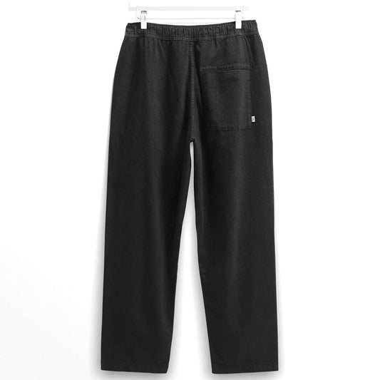 Wax London Kurt Cotton Twill Black Trouser