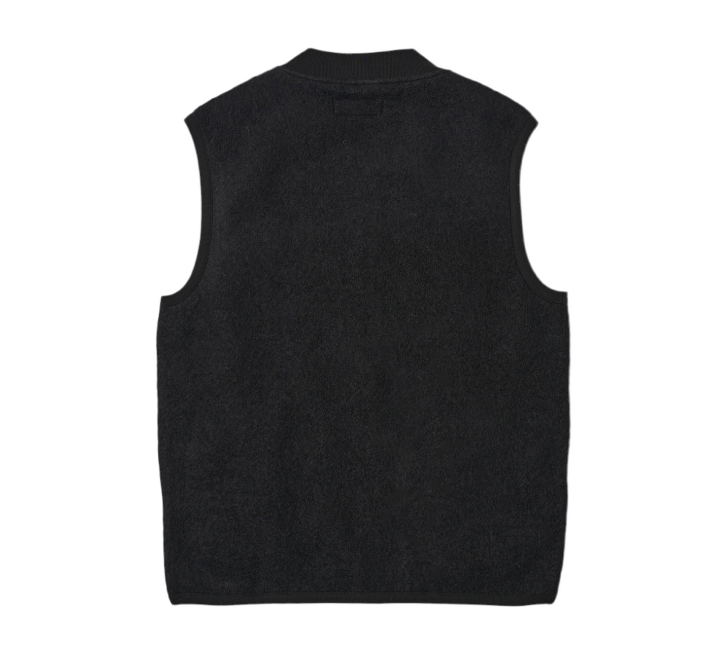 Universal Works Wool Fleece Black Waist Coat