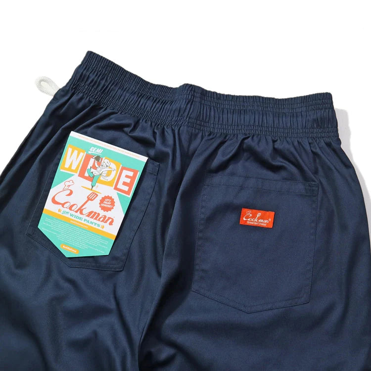 Cookman Chef Pant Semi Wide Navy