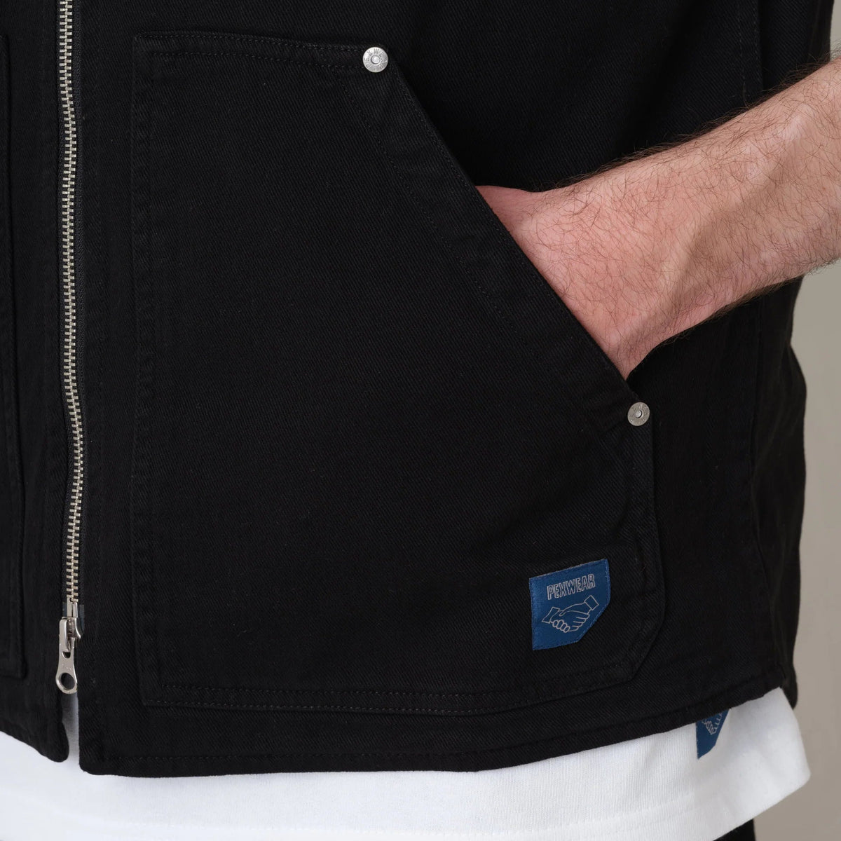 Pexwear Tradesman Black Gilet