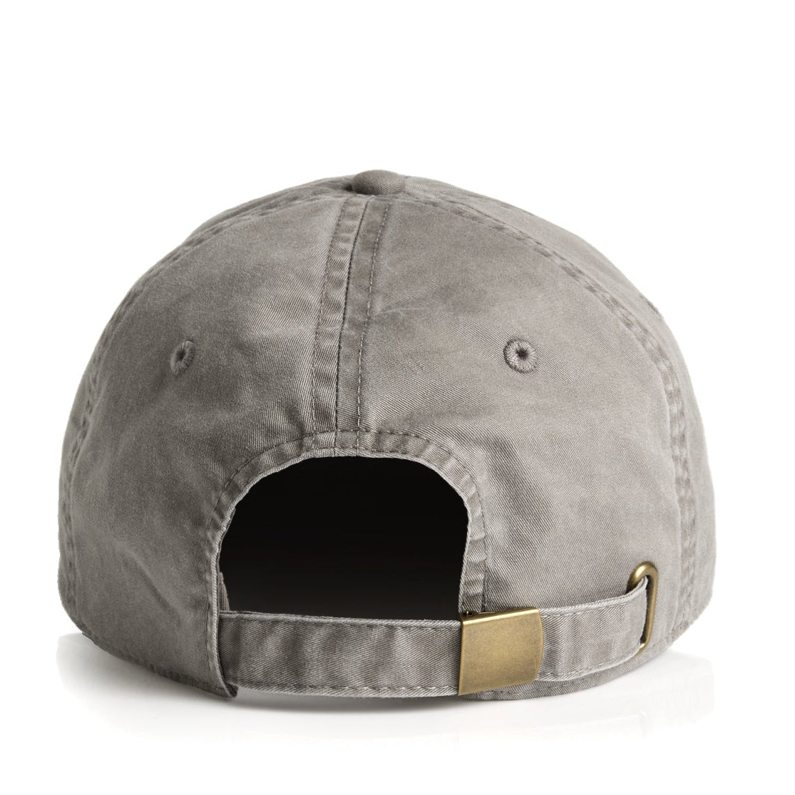 Cassiel Clo Cotton Metal Badge Faded Grey Cap