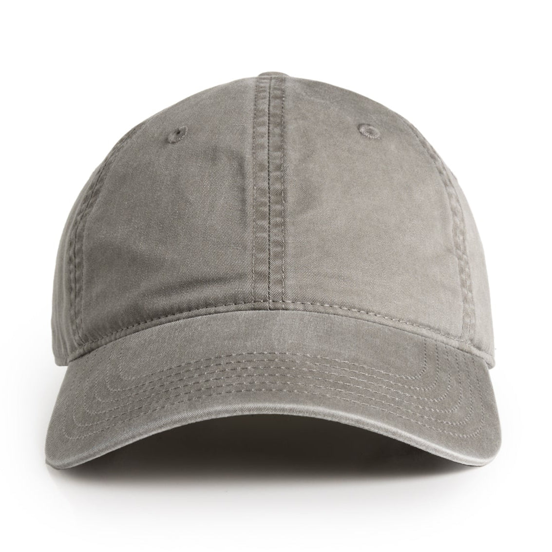 Cassiel Clo Cotton Metal Badge Faded Grey Cap