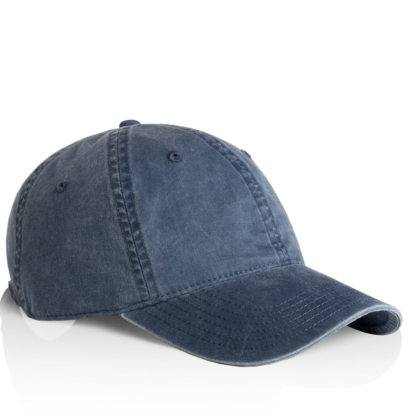 Cassiel Clo Cotton Faded Metal Badge Navy Cap
