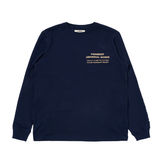 Universal Works Long Sleeve Navy Top