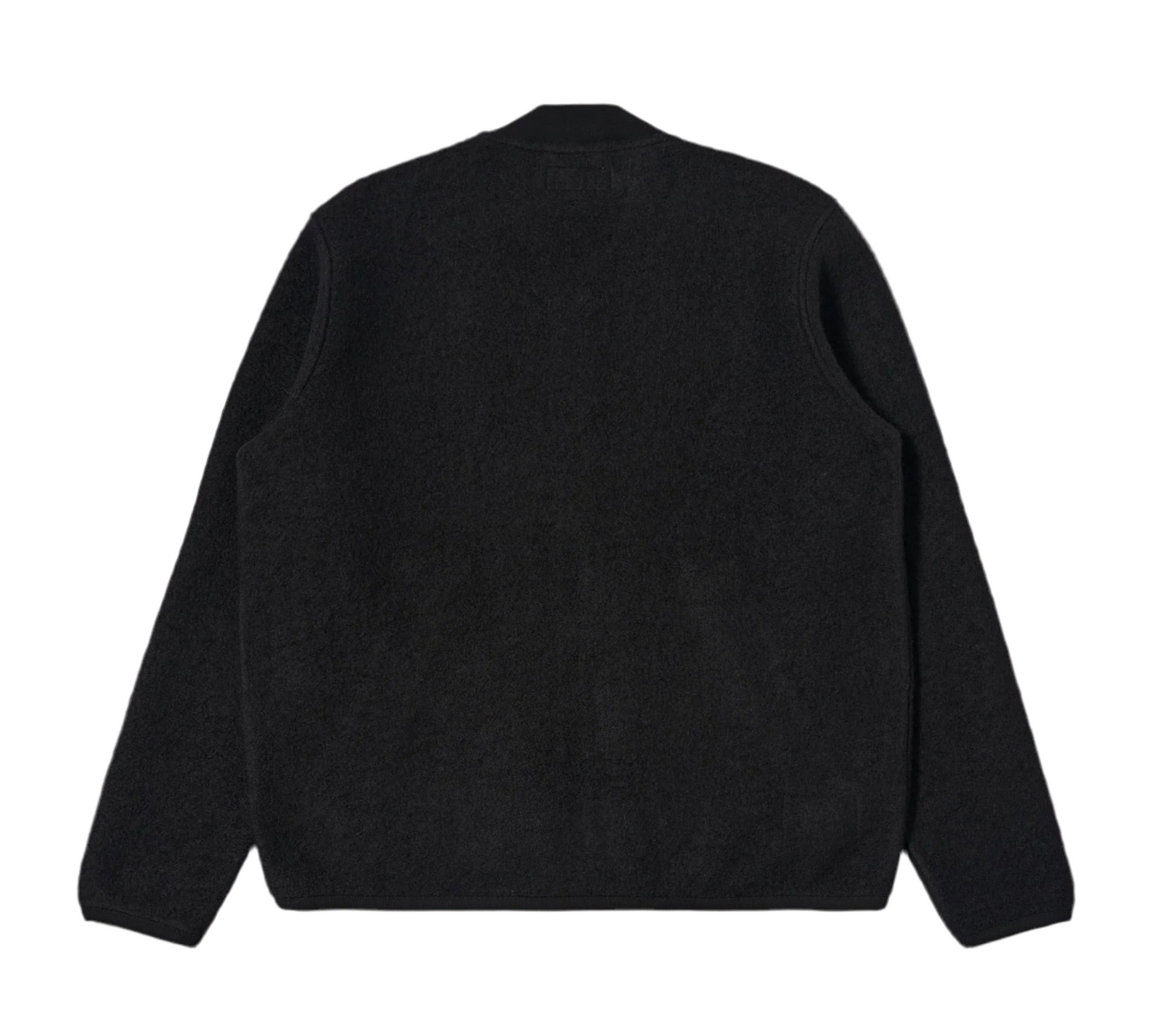 Universal Works Wool Fleece Black Zip Bomber