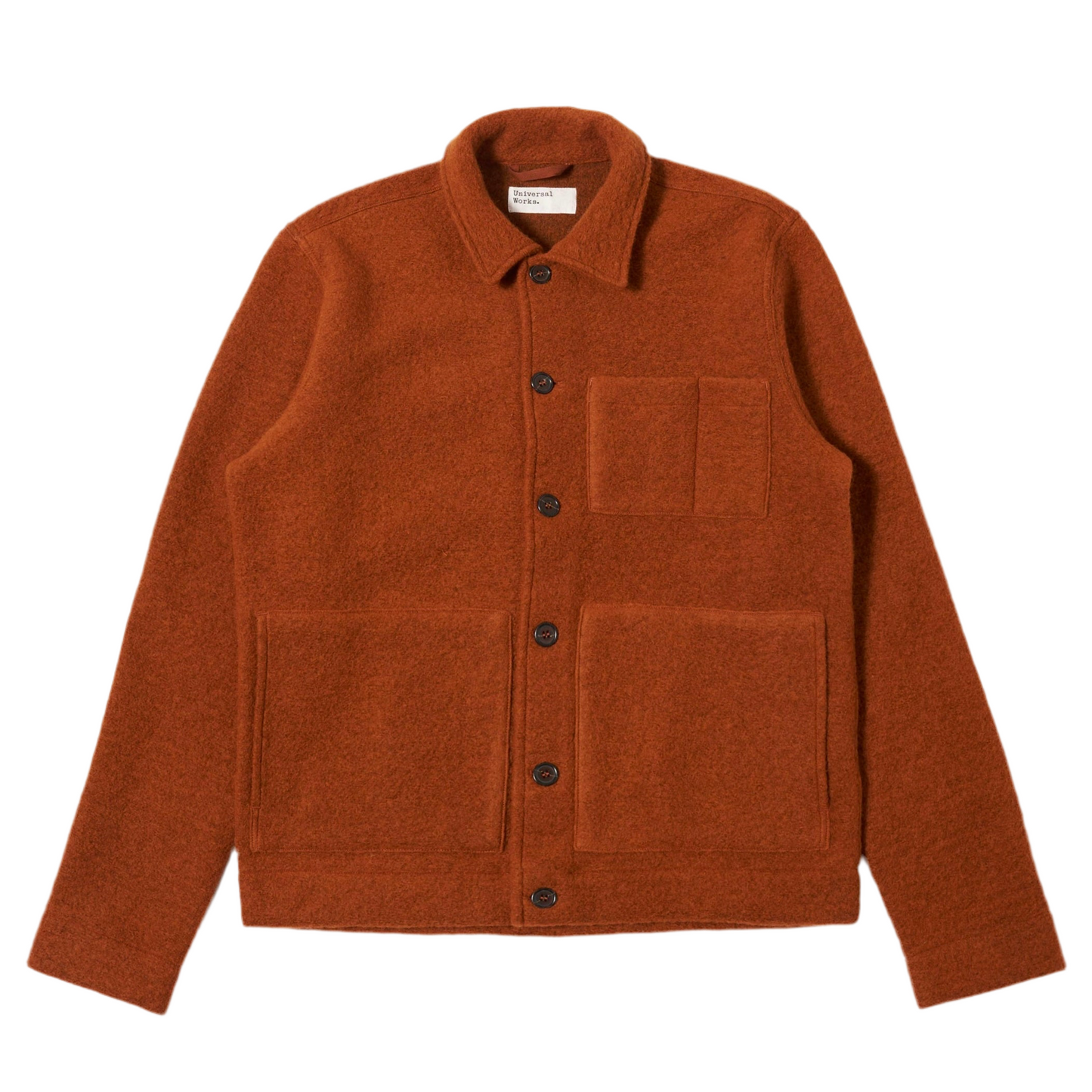 Universal Works Wool Fleece Rust Uniform Jacket