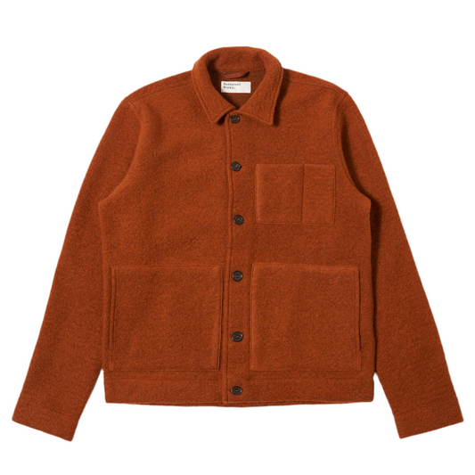 Universal Works Wool Fleece Rust Uniform Jacket