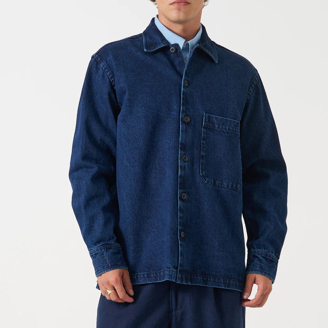 Universal Works Fatigue Work Denim Shirt