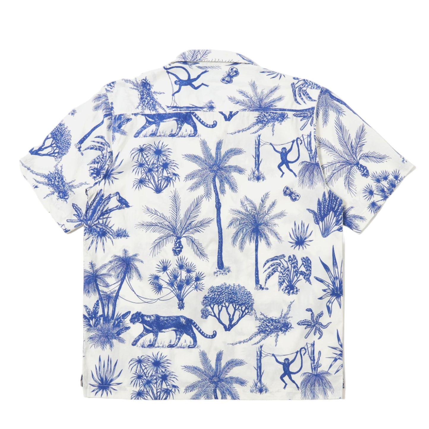 Universal Works Jungle Toile Poplin White SS Shirt