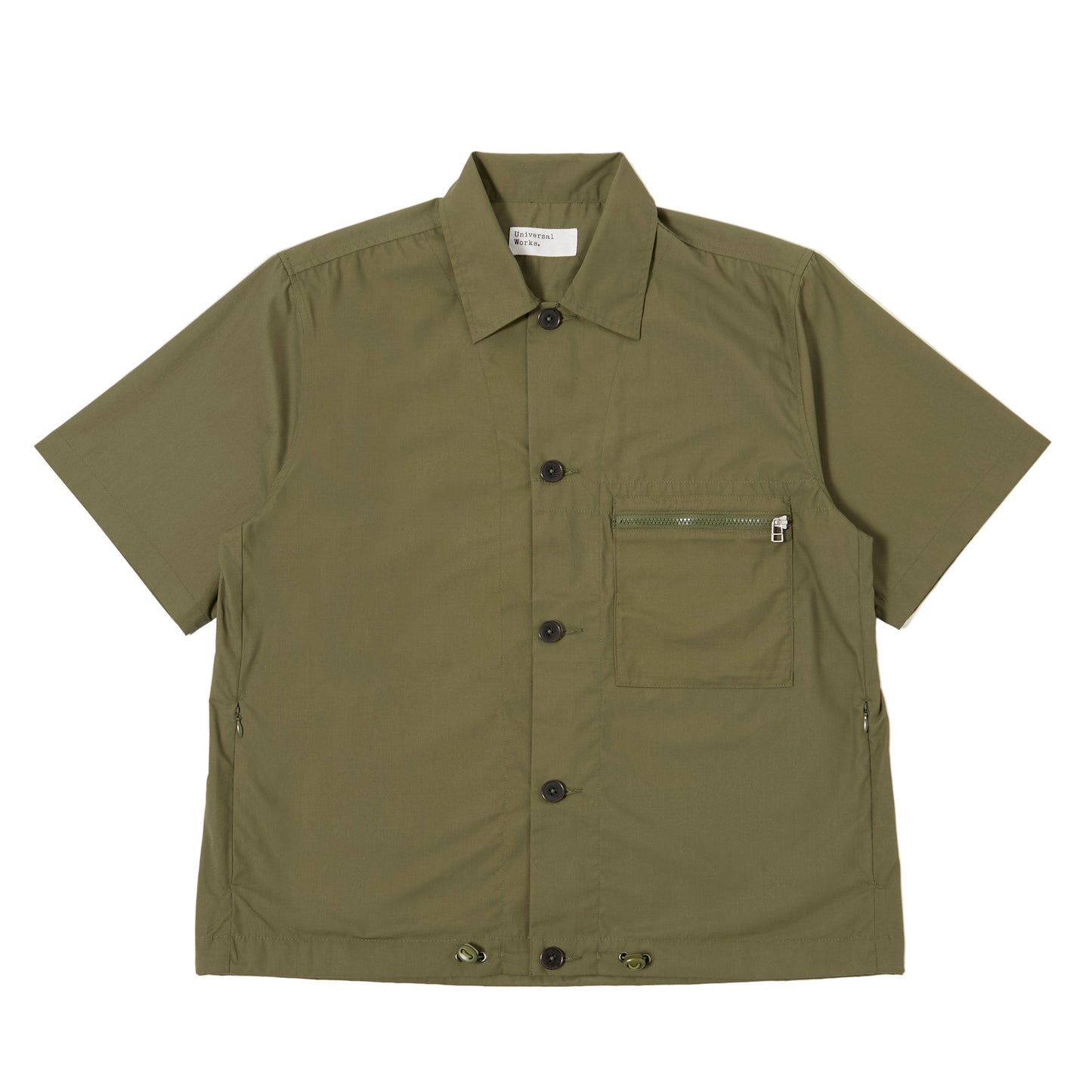 Universal Works Z Tech SS Olive Overshirt
