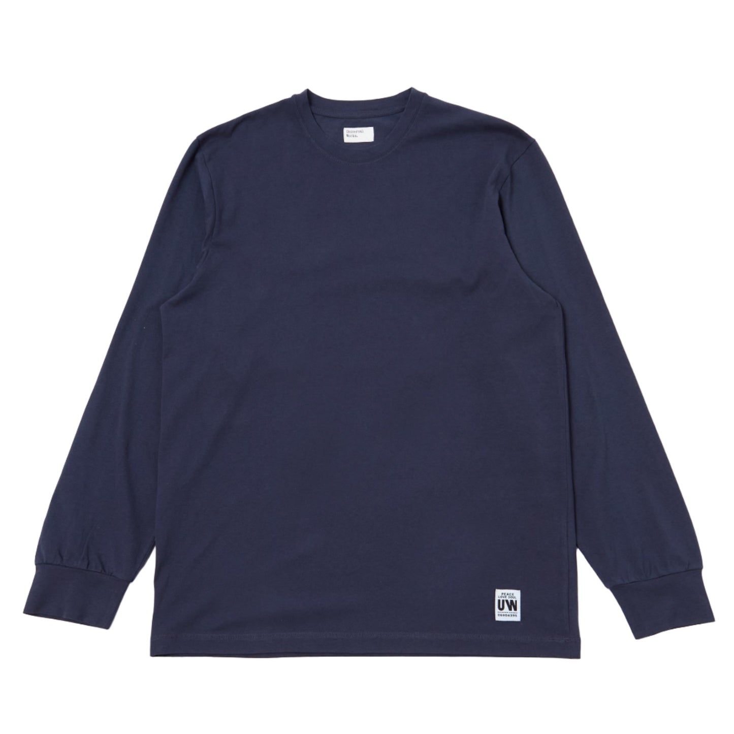 Universal Works Henry L/S Navy Tee