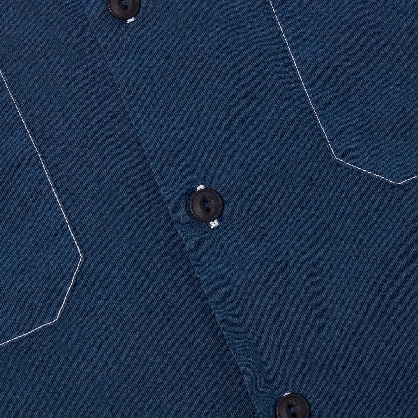 Universal Works CPO Navy Poplin Shirt