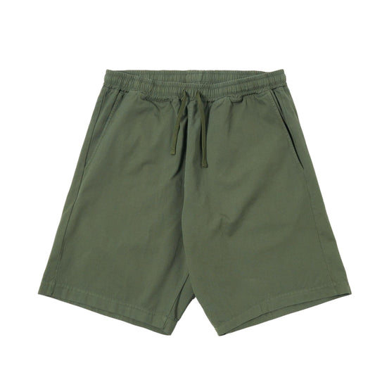 Universal Works Simple Kelly Cotton Olive Short