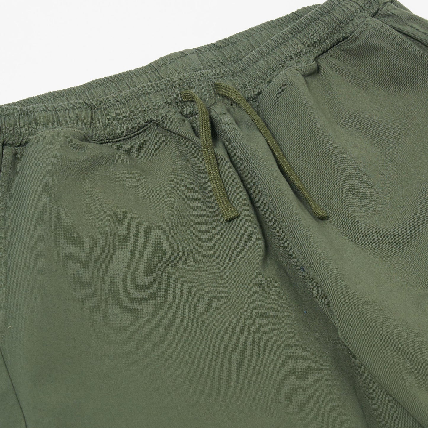Universal Works Simple Kelly Cotton Olive Short
